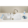Мойка OMOIKIRI MARU 86-PL Tetogranit/платина 4993215
